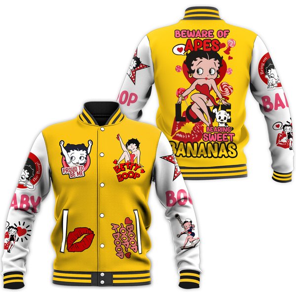Betty Boop Baseball Jacket-image