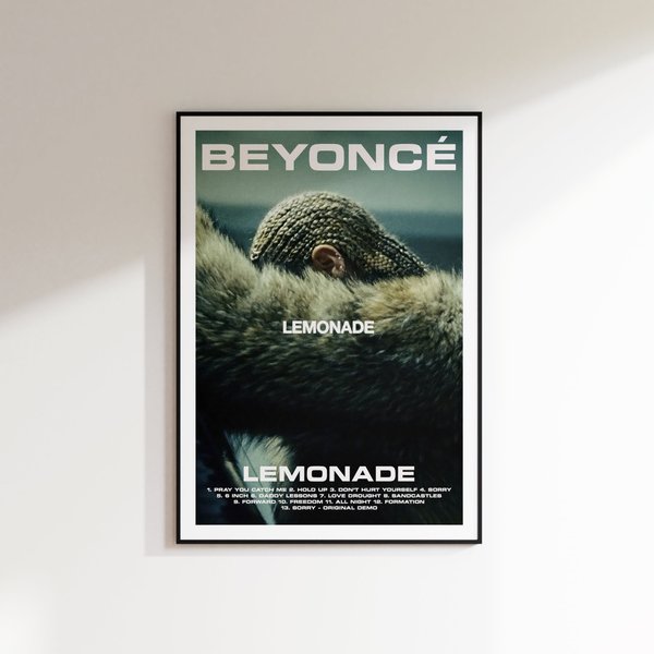 Beyonce Lemonade Poster, Beyonce Wall Gift-image