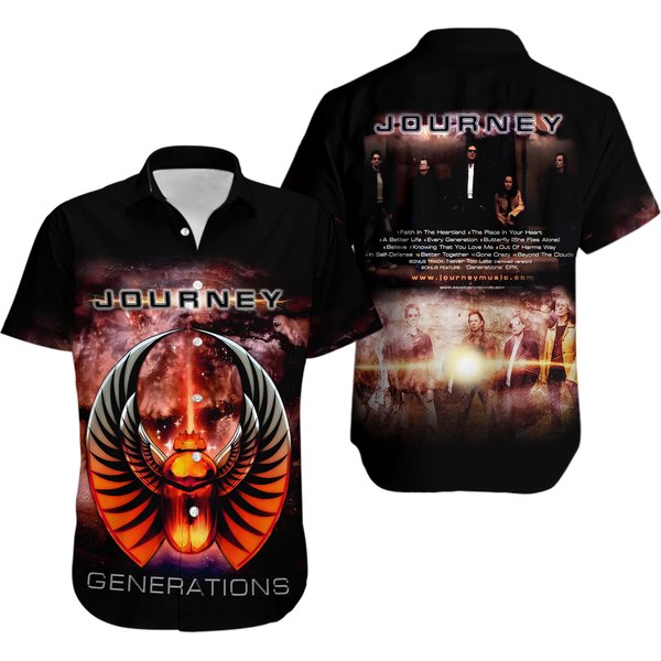 Rock Band Journey Generations Hawaiian Shirt-image