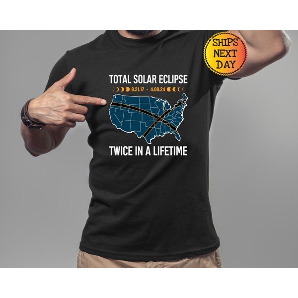Total Eclipse Twice In A Lifetime 2017 2024 Shirt-image