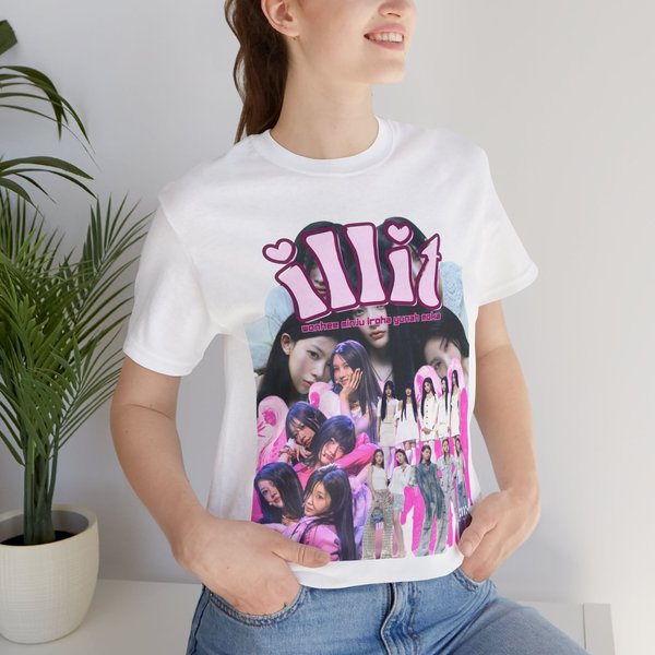 Illit K-Pop Girl Group Vintage T-Shirt-image