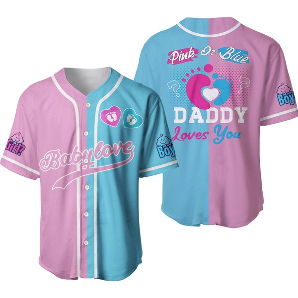 Personalized Baby Reveal Baseball Jersey-image