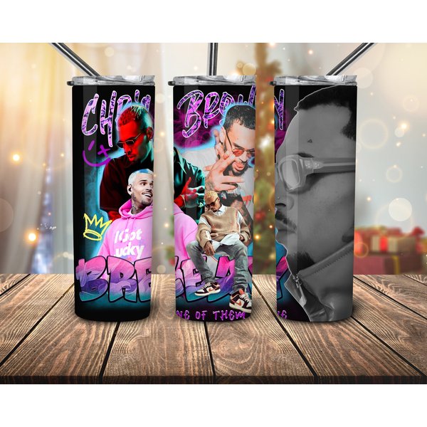 Chris Brown 11:11 Tour 2024 Tumbler, Chris Brown Fan 20Oz-image