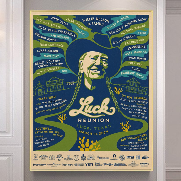 Nelson March 14 2024 Luck Reunion Luck Tx Poster-image