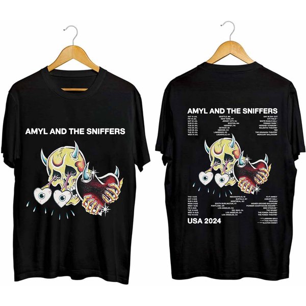Amyl & The Sniffers Us 2024 Tour Shirt, Amyl And The Sniffers Band Fan Shirt-image