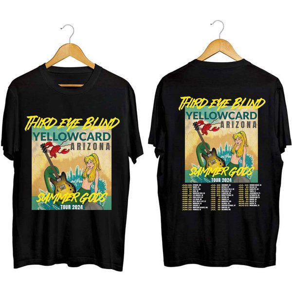 Third Eye Blind 2024 Tour Shirt, 2024 Summer Gods Tour Shirt-image