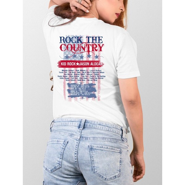Rock The Country 2024 Concert Shirt, Jason Aldean And Kid Rock Concert Shirt.-image