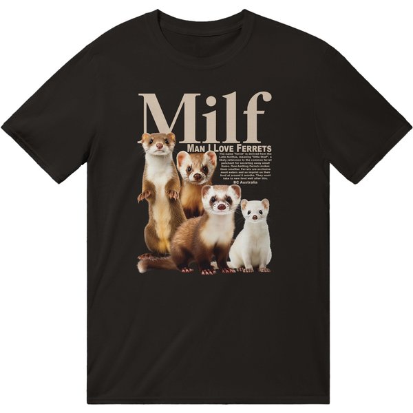 Man I Love Ferrets Bootleg T-Shirt-image