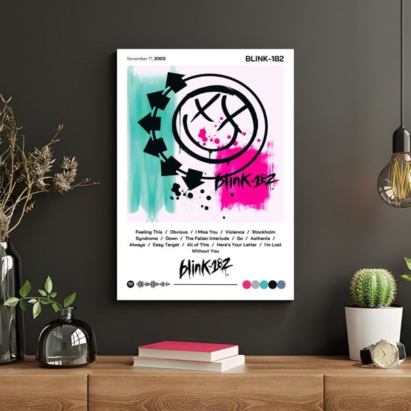 B182, B182, Album Poster, Digital Print, Pop Punk Wall Art.-image