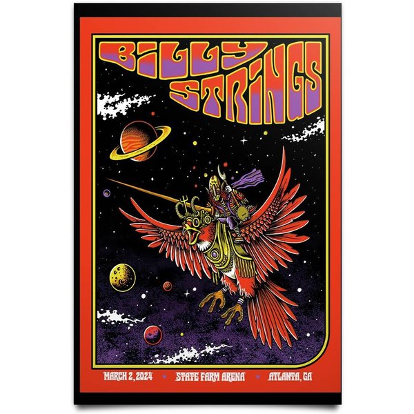 Billy Strings Mar 2 2024 Atlanta, Ga Poster-image