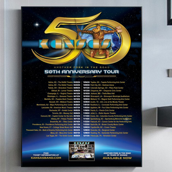 Kansas 50Th Anniversary Tour 2024 Poster-image