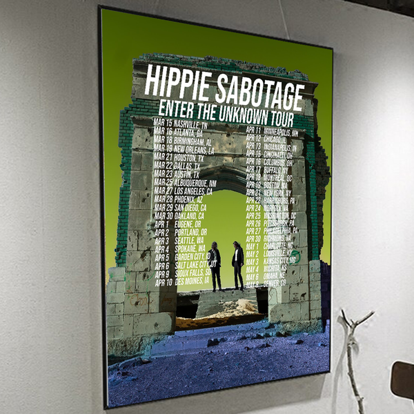 Hippie Sabotage Tour 2024 Poster, Home Decor-image