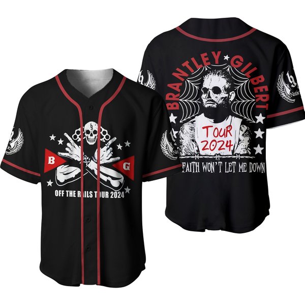 Brantley Gilbert 2024 Baseball Jersey-image