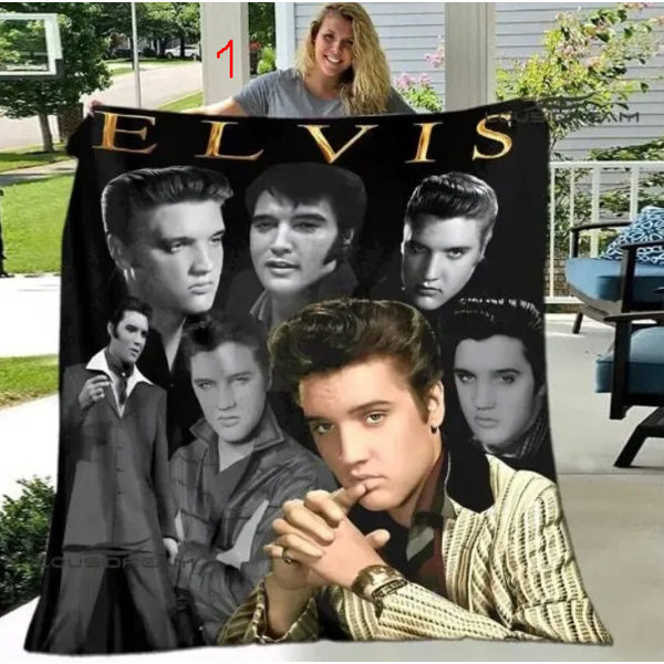 Elvis Presley Blanket, King Of Rock And Roll Blanket-image