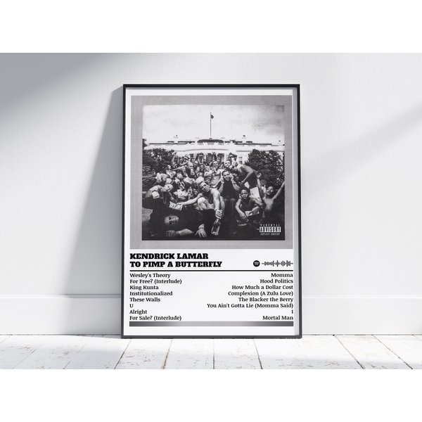 Kendrick Lamar Poster, To Pimp A Butterfly Album Poster-image
