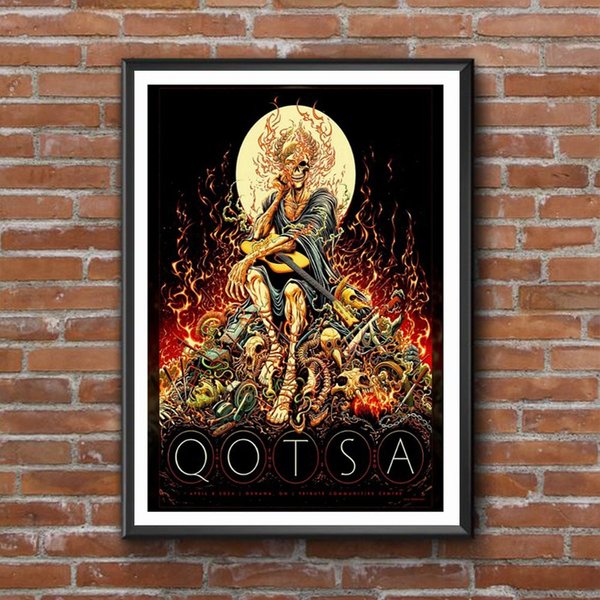 Queens Of The Stone Age Oshawa, On April 8, 2024 Tour Poster-image