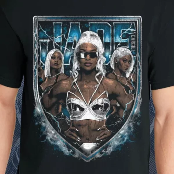 Jade Cargill Vintage T-Shirt, Vintage Wrestling Shirt-image