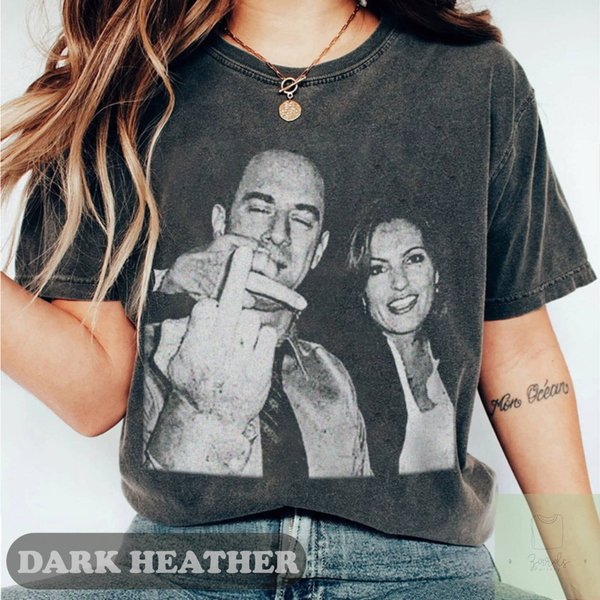 Vintage Elliot Stabler And Olivia Benson Shirt, Elliot And Olivia Shirt-image