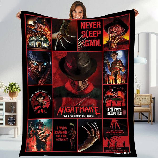 Freddy Krueger Fleece Blanket | Nightmare On Elm Street Blanket-image
