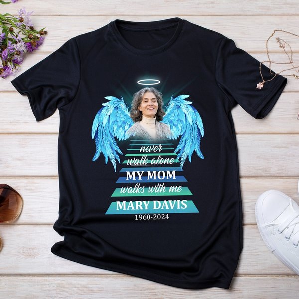 In Loving Memory Shirt, Custom Memorial Shirts, Personalized Photo Shirt-image