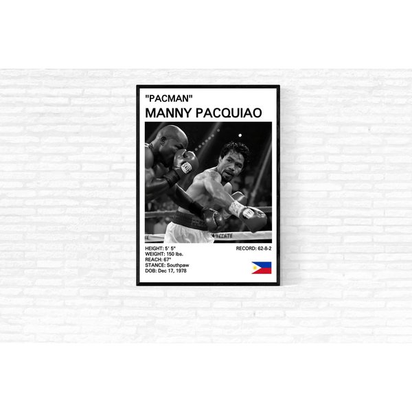 Manny Pacquiao Poster, Manny Pacquiao Pint, Boxing Poster-image