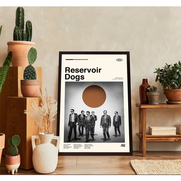 Reservoir Dogs Poster, Reservoir Dogs Print, Quentin Tarantino, Vintage Poster-image