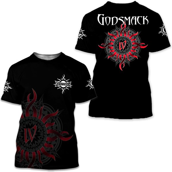 Godsmack Band Rock Band Music 3D T-Shirt-image