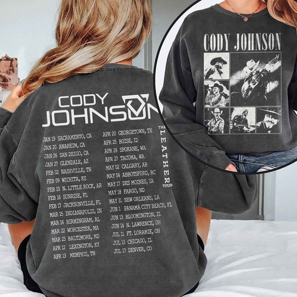 Cody Johnsonn Tour 2024 Sweatshirt, Cody Johnsonn Shirt-image