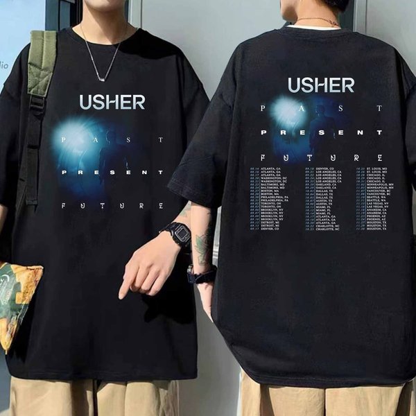 Usher Past Present Future Tour 2024 Shirt-image