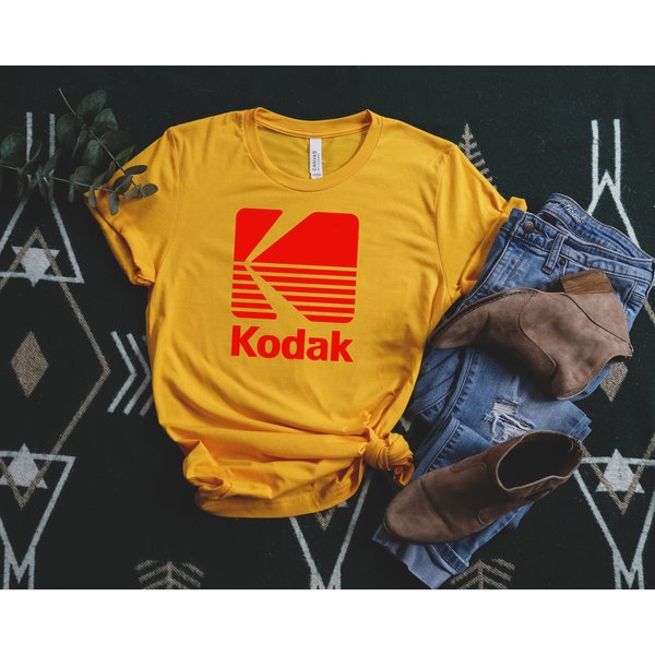 Vintage Kodak Film, Photo Camera T-Shirt-image