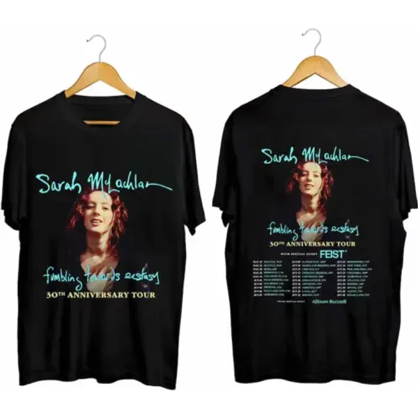 Sarah Mclachlan Music Tour Shirt 2024 Unisex T-Shirt Gift Fans Music-image