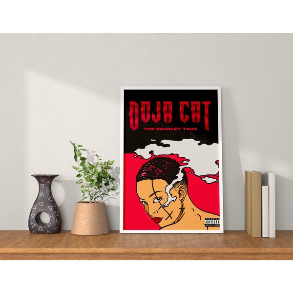 Doja Cat The Scarlet Tour Poster A3-image