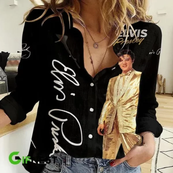 Elvis Presley Womens Blouses