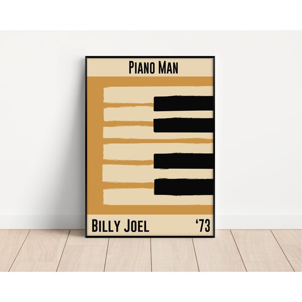 Billy Joel Poster | Music Wall Art | Music Print-image
