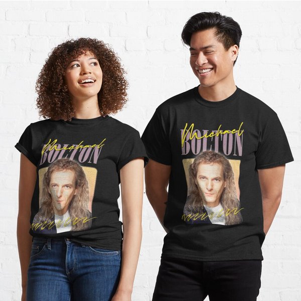 Michael Bolton 90S Style Fan Art Classic T-Shirt-image