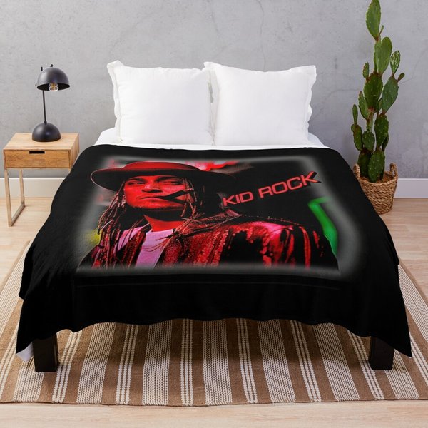 Kid-Rock Devil Without A Cause Throw Blanket-image