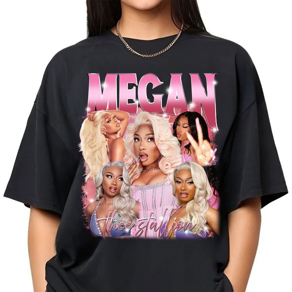 Megan Thee Stallion Shirt, Vintage Megan Thee Stallion 90S Shirt-image