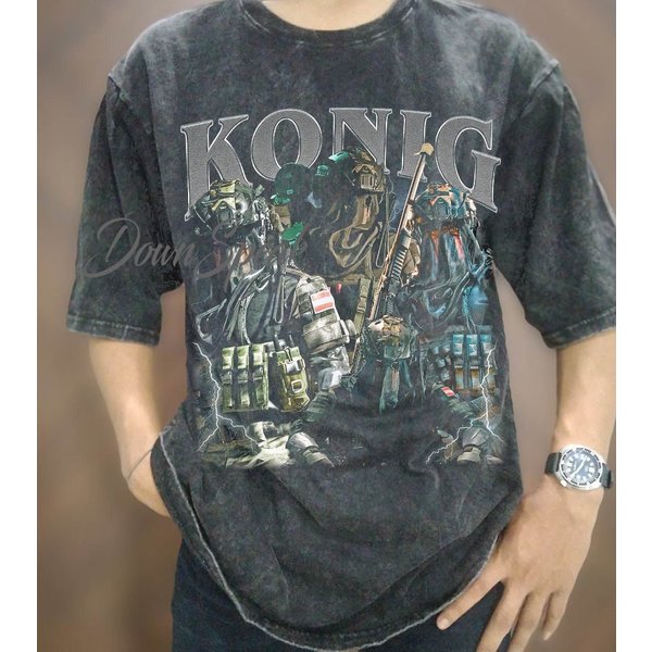 Vintage Wash Konig T-Shirt, Konig Vintage T-Shirt-image