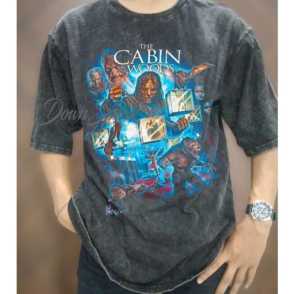 Vintage Wash The Cabin In The Woods Movie T-Shirt-image