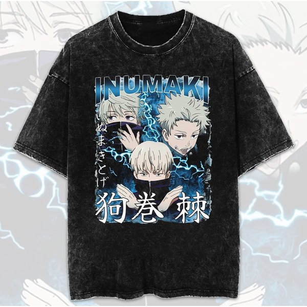 Vintage Toge Inumaki Anime Mineral Wash Shirt-image