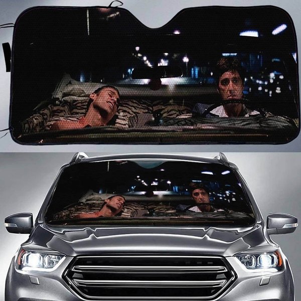 Scarface Movie Car Sun Shade Scarface Tony Montana Manny Ribera Sun Shade-image