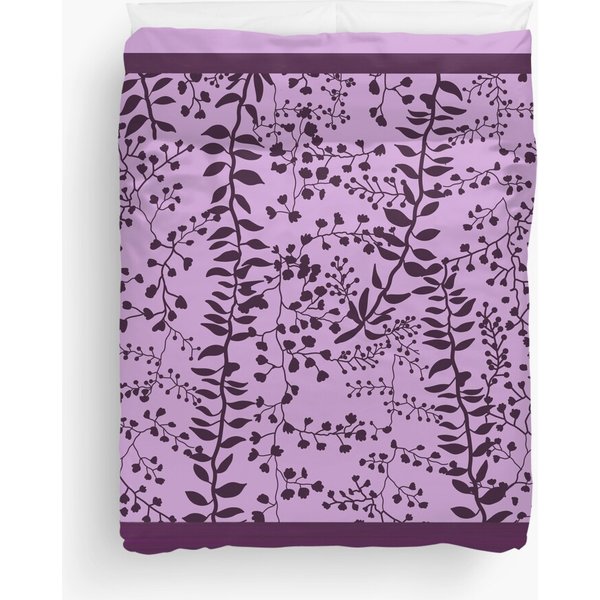 Bella Swan Lavender Freesia Duvet Cover-image
