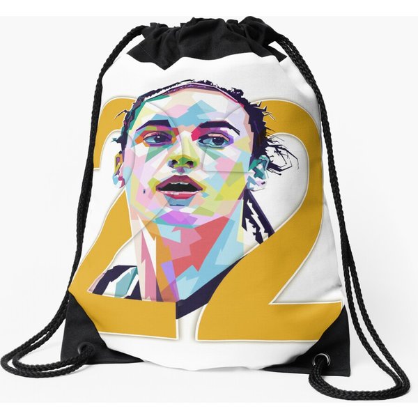 Caitlin Clark Syle Wpap Pop Art Outdoor Drawstring Bag-image