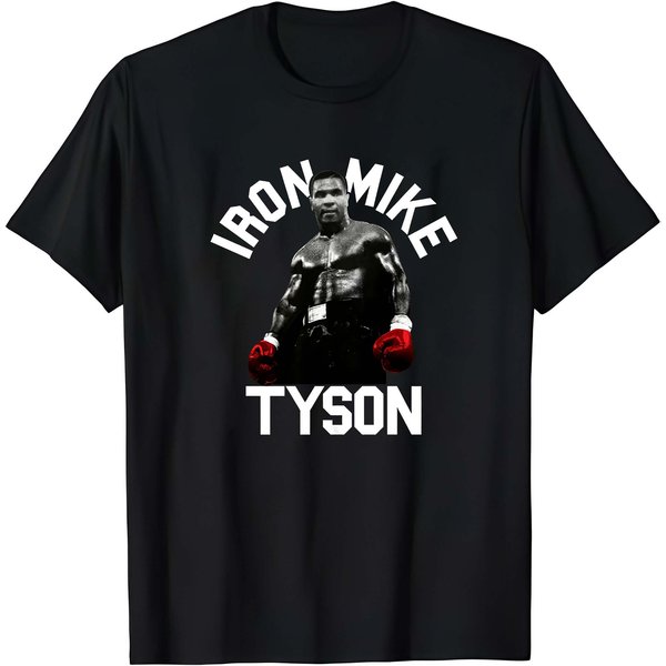 Vintage Style Iron Mike Tyson Graphic T-Shirt-image