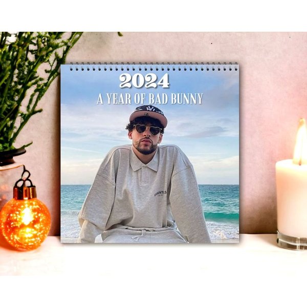 Bad Bunny Fans 2024 Wall Calendar