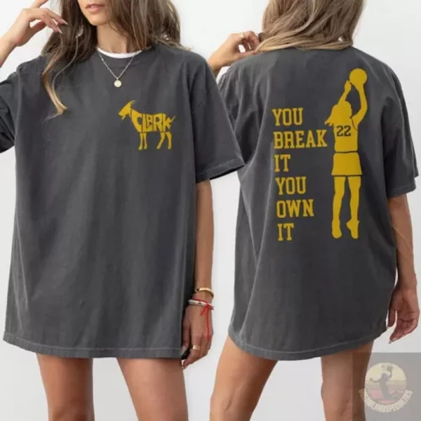 From The Logo 22 Caitlin Clark,You Break It You Own It Shirt,22 Basketball Gifts-image
