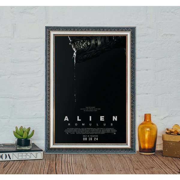 Alien Romulus Movie Poster, Alien Romulus (2024) Classic Vintage Poster-image
