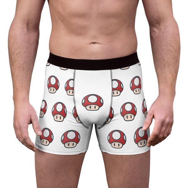 Mario Mushroom Men's Boxer Briefs