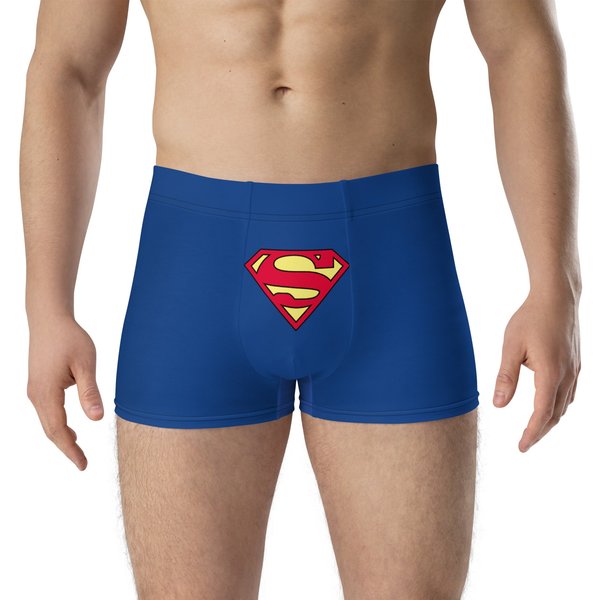 Men's Superman Boxer Briefs Underwear Gift For Husband Boyfriend