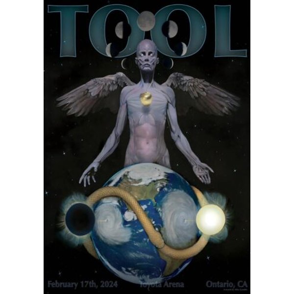 Tool Fear Inocolum Concert 2024 Music Tour Poster-image